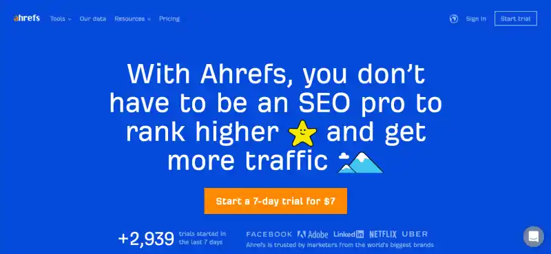 ahrefs - Proven Methods to Efficiently Use Website Traffic Estimators in SEO